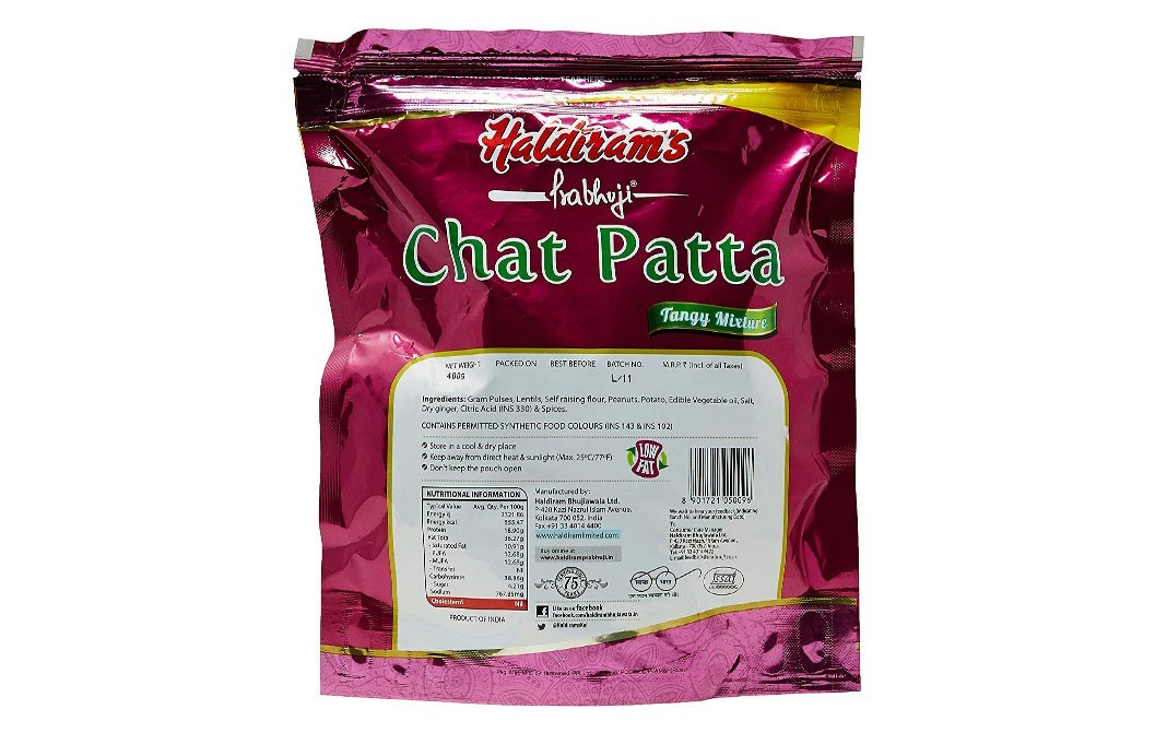 Haldiram's Prabhuji Prabhuji Chat Patta    Pack  400 grams